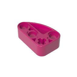 Poutre Technic 2 x 3 en forme de L avec quart d'ellipse épaisse-MyGobricksFr