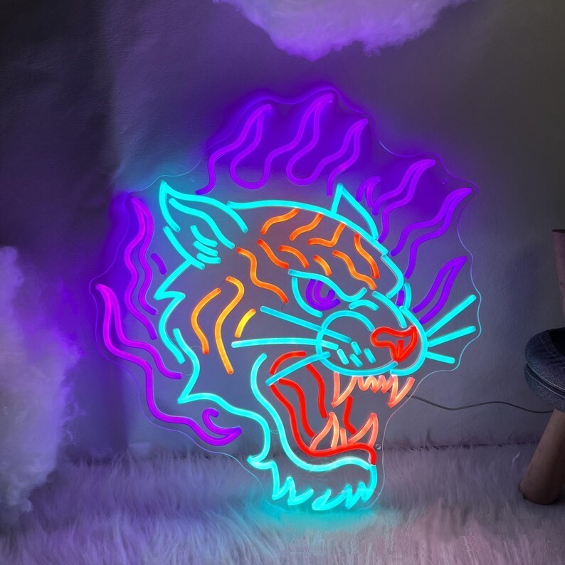 Enseigne lumineuse néon personnalisée avec logo d'entreprise, néon LED personnalisé avec photo, décoration murale de studio, cadeaux de Noël