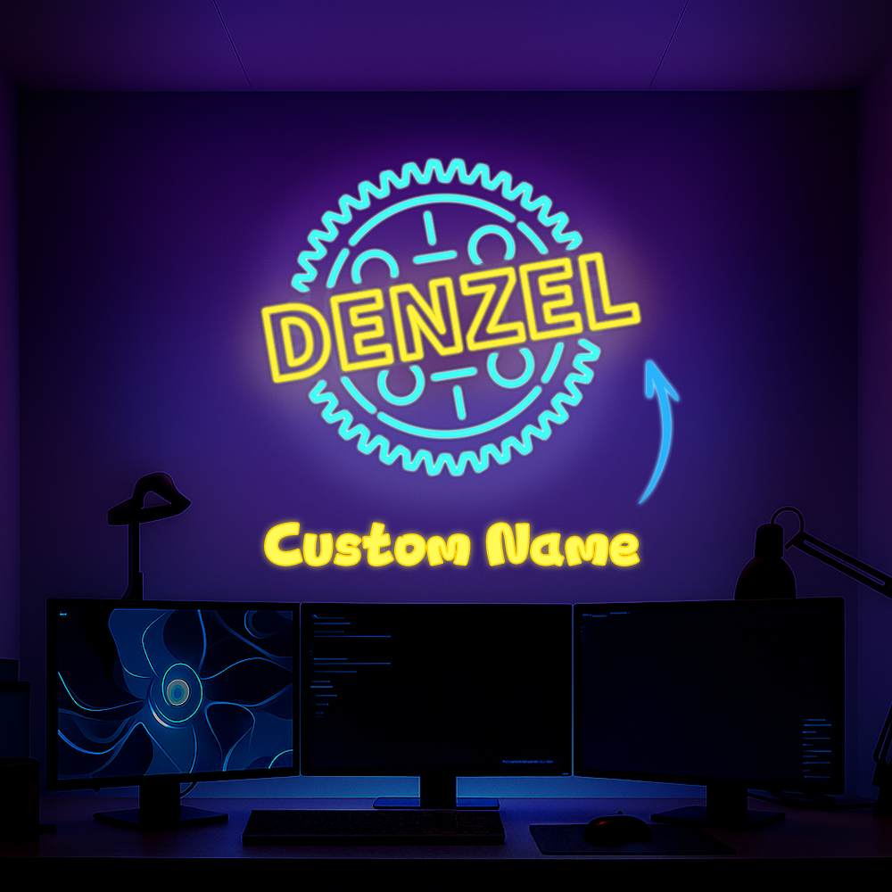 Enseigne lumineuse néon personnalisée, décoration lumineuse LED néon personnalisée pour studio, cadeaux de décoration murale