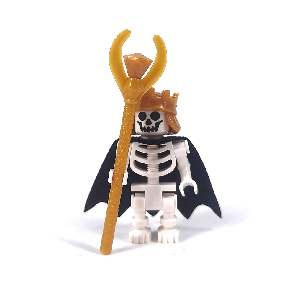 Figurines de squelettes d'Halloween, figurines de fantômes et de dieux de la mort, figurines de scènes de cimetière à construire