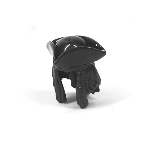 15413 Décorations de cheveux de pirate, jeu de construction à assembler avec de petites pièces, accessoires de chapeau pour figurines MOC
