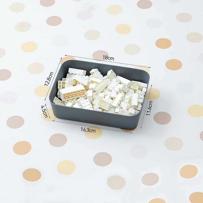Boîte de rangement pour blocs de construction, plateau de tri des pièces, plateau de classification des petits objets, boîte de rangement pour jouets