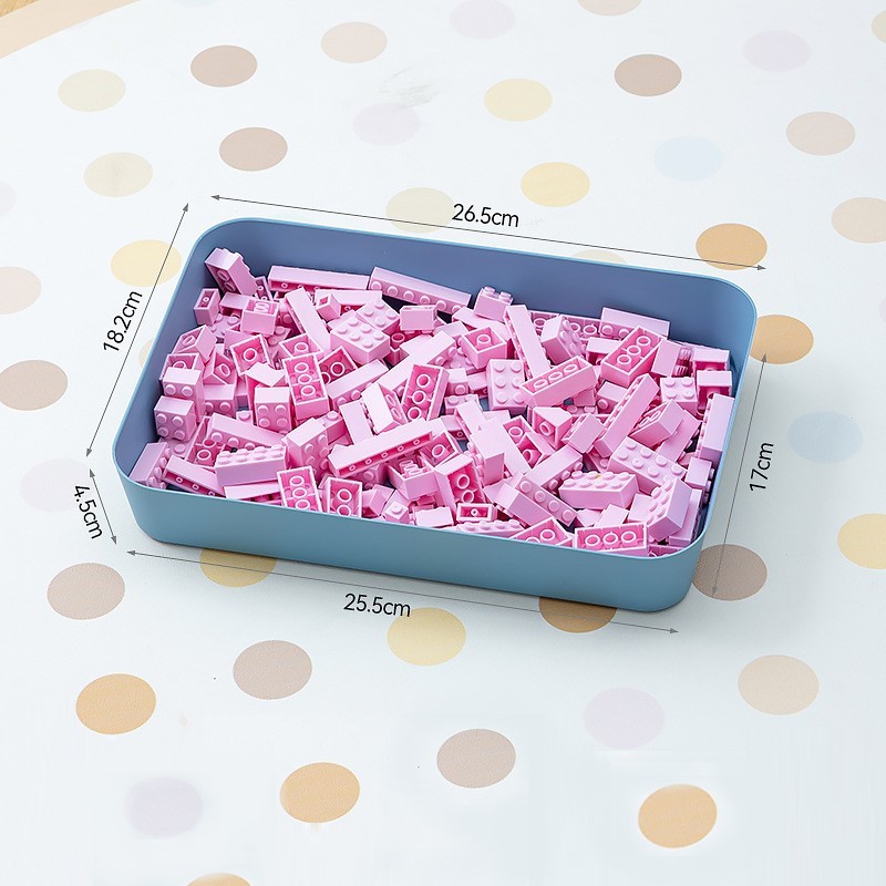 Boîte de rangement pour blocs de construction, plateau de tri des pièces, plateau de classification des petits objets, boîte de rangement pour jouets
