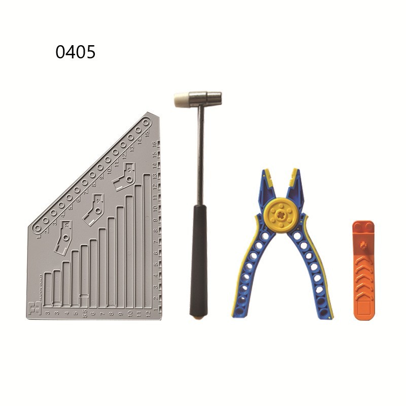 Ensemble d'outils pour blocs de construction, règle de mesure pour petites particules, pince, séparateur, outil de levier, outils de démontage