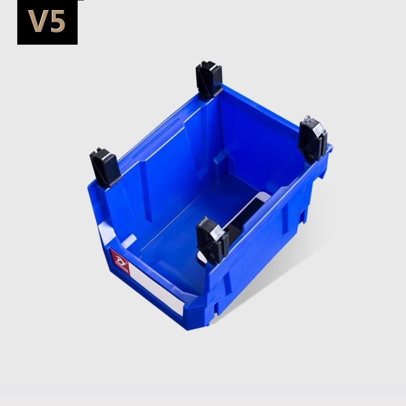 Boîte de tri de pièces à montage arrière, boîte de rangement d'outils modulaire, boîte de classification à ouverture inclinée