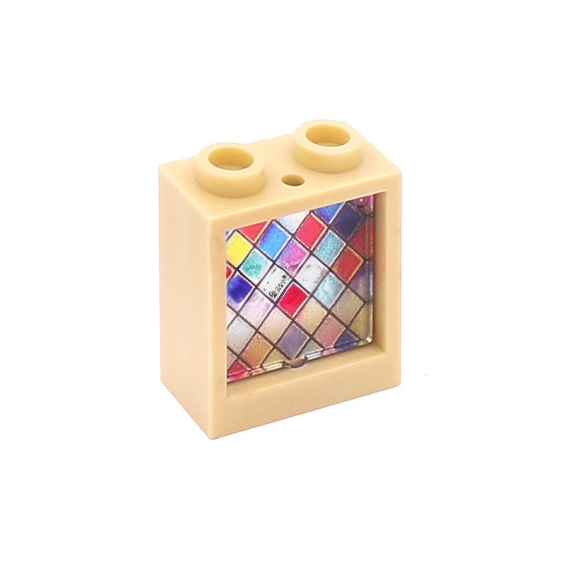 Fenêtres en verre 1x2x2 et panneaux muraux colorés x 30 | Compatibles avec les modèles non-GOBRICKS n° 60592 et 60601-BricksBulk.Fr