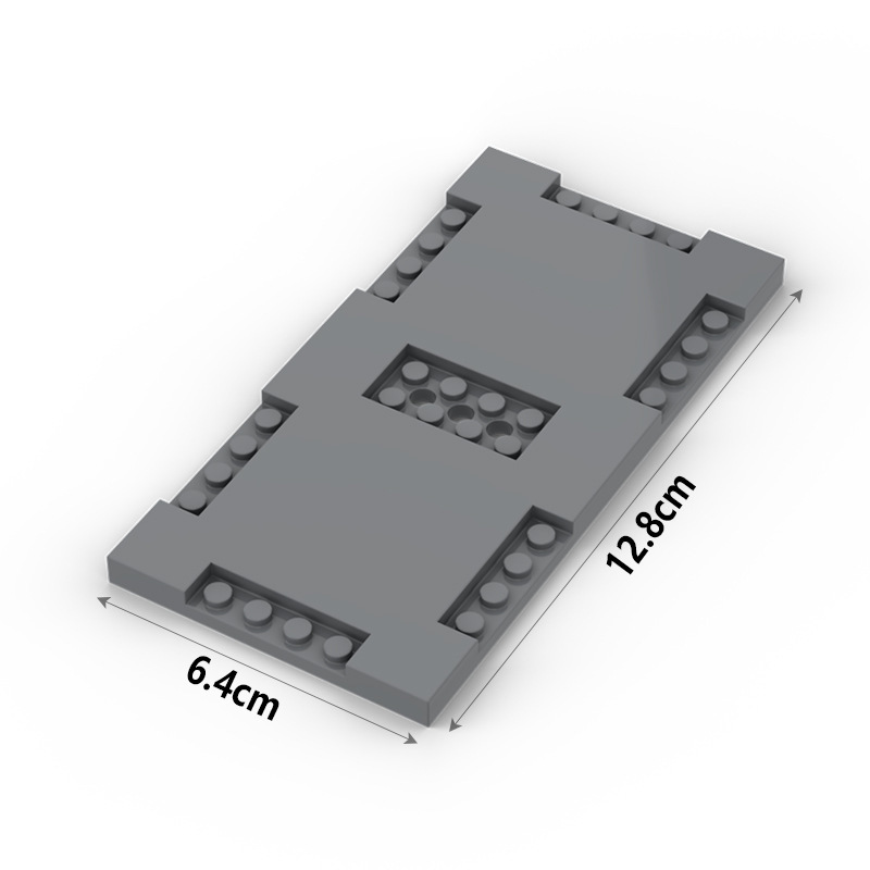 Blocs de construction compatibles MOC à petites particules, ensemble de blocs de construction pour scène de rue, plaques de base pour route, éléments de plaques d'autoroute pour scène de rue