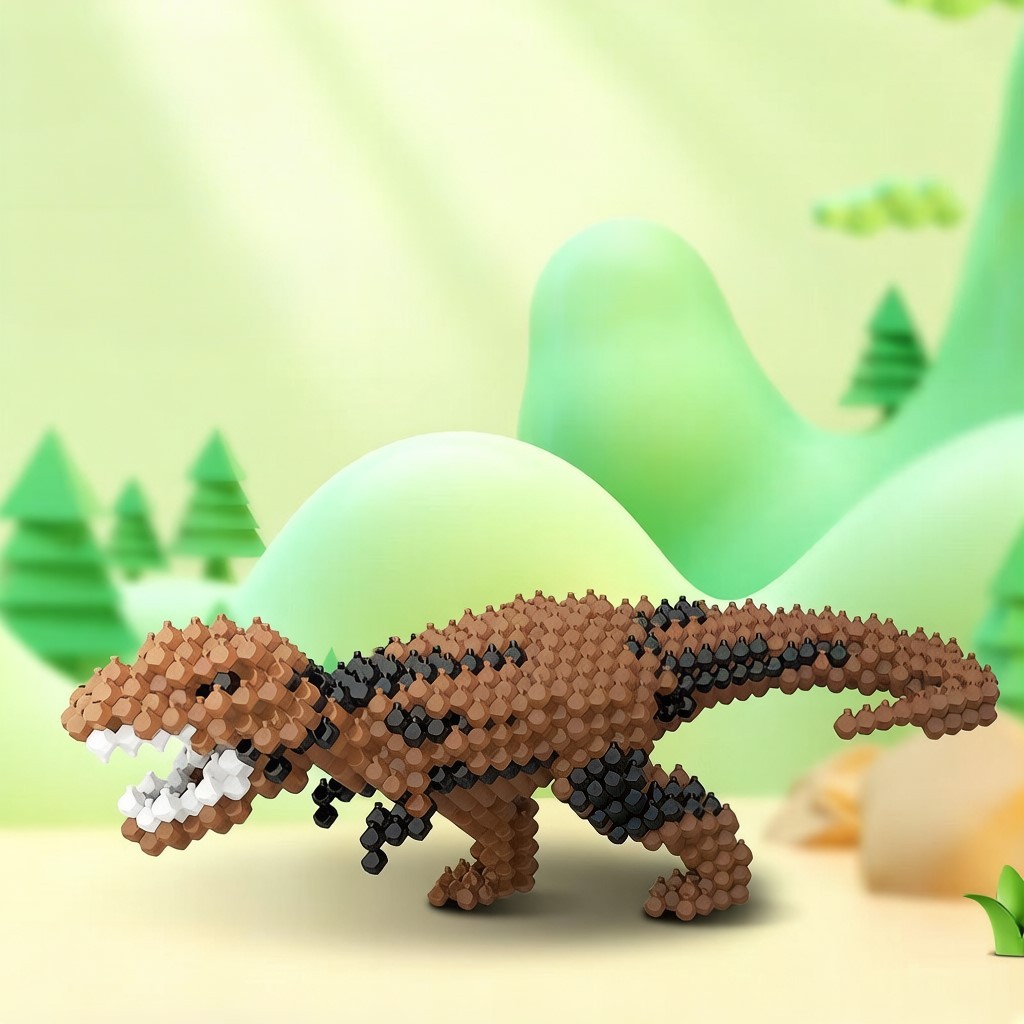 KADELE Tyrannosaurus Rex - Puzzle 3D de 326 pièces, jouet éducatif STEM pour enfants