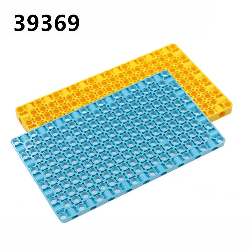 Plaque De Bloc De Construction Mécanique Unique 39369 Avec Trous-11x19 Compatible Avec Les Plaques De Base Technic (pas De Marque Gobricks)-BricksBulk.Fr