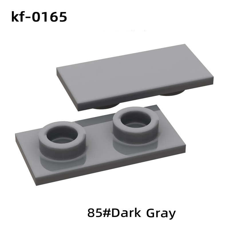kf-0165 Pièces compatibles Small-Bricks : Plaques plates 1x2 pour châssis, 100 g (environ 500 pièces) – Marque non GoBricks
