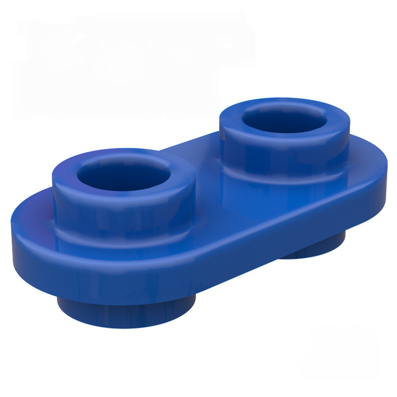 kf-0002 Accessoire pour blocs de construction à petites particules, plaque fine à picots double face 1x2 (pièce spéciale), 100 g (environ 384 pièces) Marque non GoBricks-BricksBulk.Fr