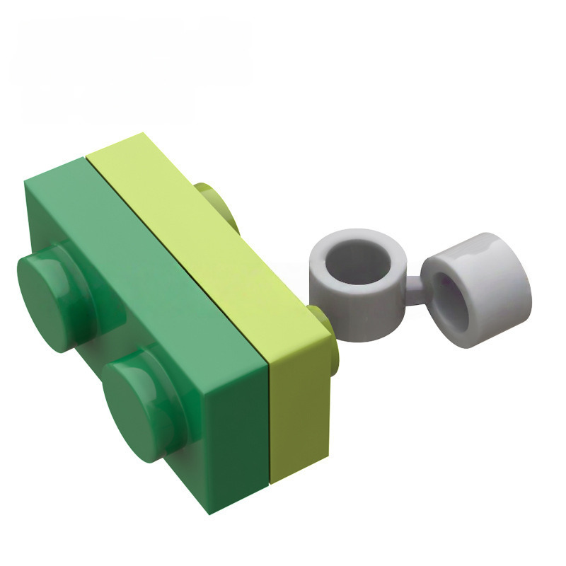 Kf-0000 Pièces de connexion à tenon inversé (pièces d'accouplement/de triche à fonction spéciale), 100 g (environ 2000 pièces), marque non Gobricks-BricksBulk.Fr