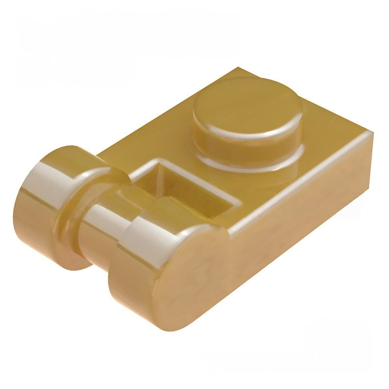 kf-0008 Pièces compatibles pour blocs de construction, plaque 1x1 avec clip/charnière – 100 g (environ 323 pièces) – Marque non Gobricks-BricksBulk.Fr