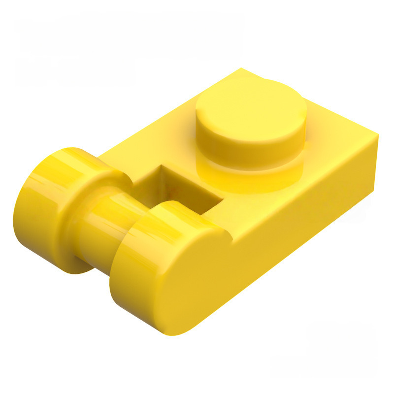 kf-0008 Pièces compatibles pour blocs de construction, plaque 1x1 avec clip/charnière – 100 g (environ 323 pièces) – Marque non Gobricks-BricksBulk.Fr