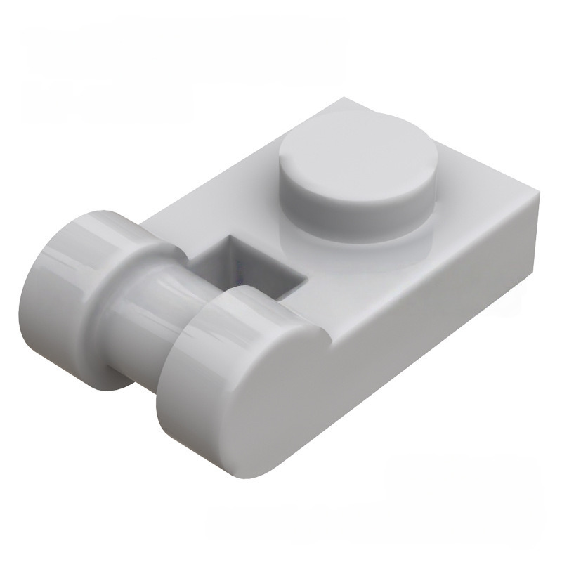 kf-0008 Pièces compatibles pour blocs de construction, plaque 1x1 avec clip/charnière – 100 g (environ 323 pièces) – Marque non Gobricks-BricksBulk.Fr