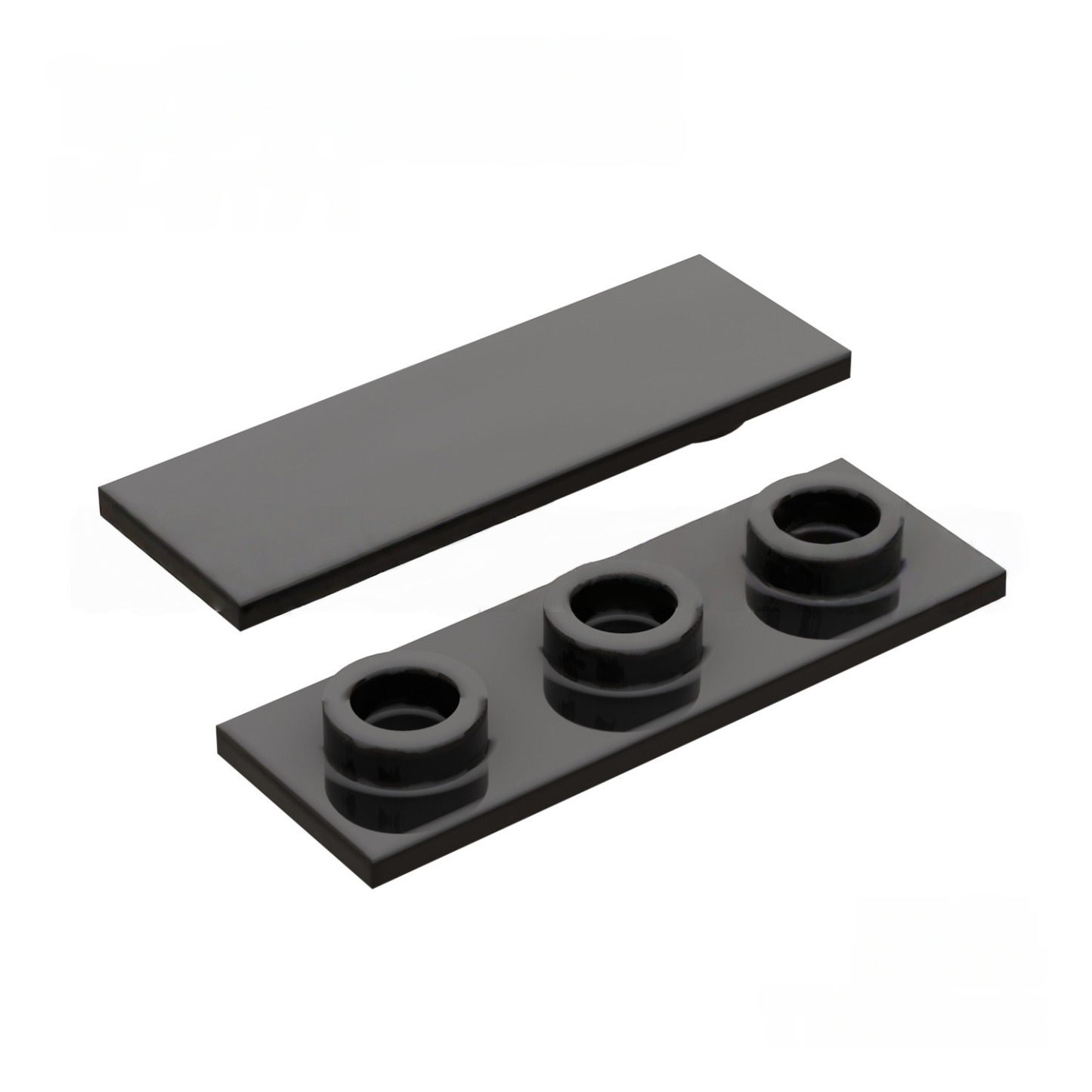 Kf-0171 Petites pièces de construction, accessoire plaque fine spéciale 1x3, 100 g (environ 290 pièces), marque non-Gobricks-BricksBulk.Fr