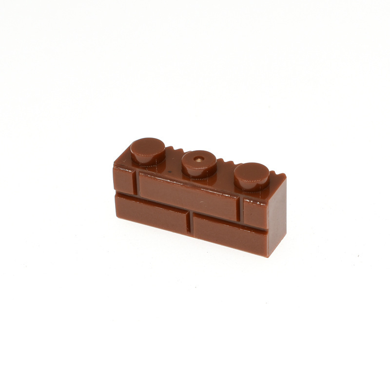 Kf-0016 Pièces de construction compatibles, éléments de brique murale 1X3, 100gx3 (environ 294 pièces), marque non-Gobricks.-BricksBulk.Fr