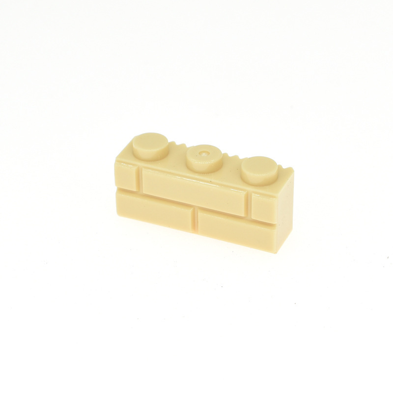 Kf-0016 Pièces de construction compatibles, éléments de brique murale 1X3, 100gx3 (environ 294 pièces), marque non-Gobricks.-BricksBulk.Fr