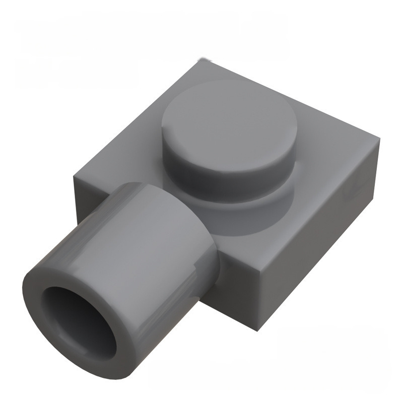 Kf-0005 Pièces de blocs de construction compatibles, plaque 1X1 avec fente latérale/trou long, 100G (environ 463 pièces) Marque non-Gobricks.-BricksBulk.Fr