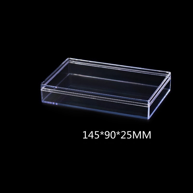 Boîtes rectangulaires transparentes de différents styles, boîtes de tri en acrylique transparent pour blocs de construction