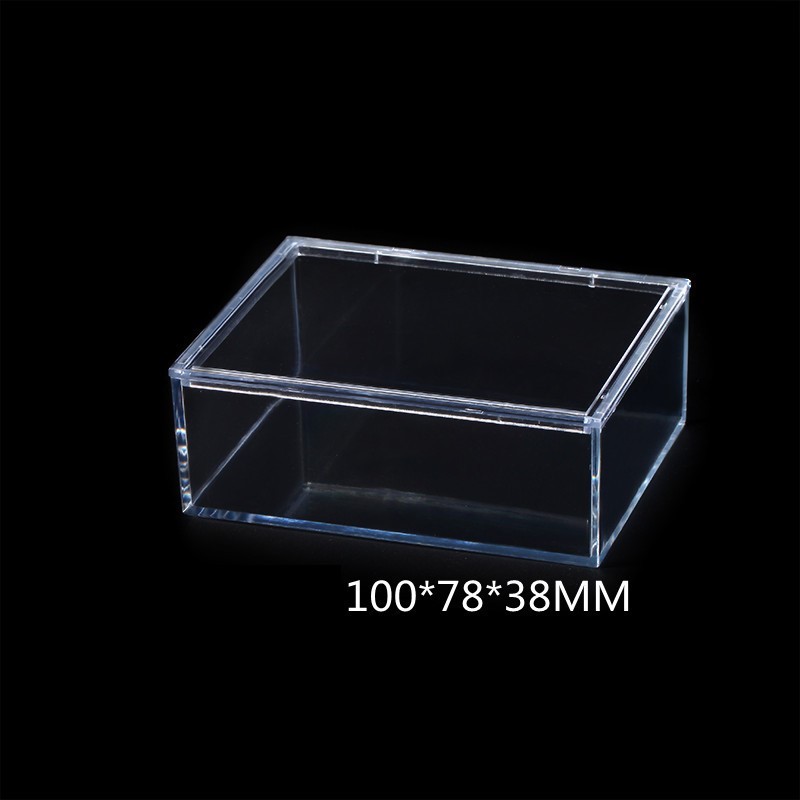Boîtes rectangulaires transparentes de différents styles, boîtes de tri en acrylique transparent pour blocs de construction