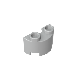 Brique ronde, moitié 1 x 2-MyGobricksFr