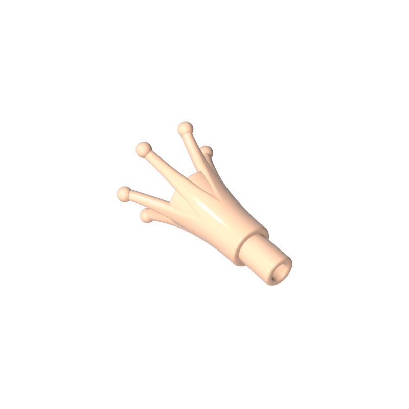 Accessoire de coiffure : Couronne longue avec barre-MyGobricksFr