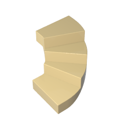 Escalier, gauche 6 x 6 x 4-MyGobricksFr