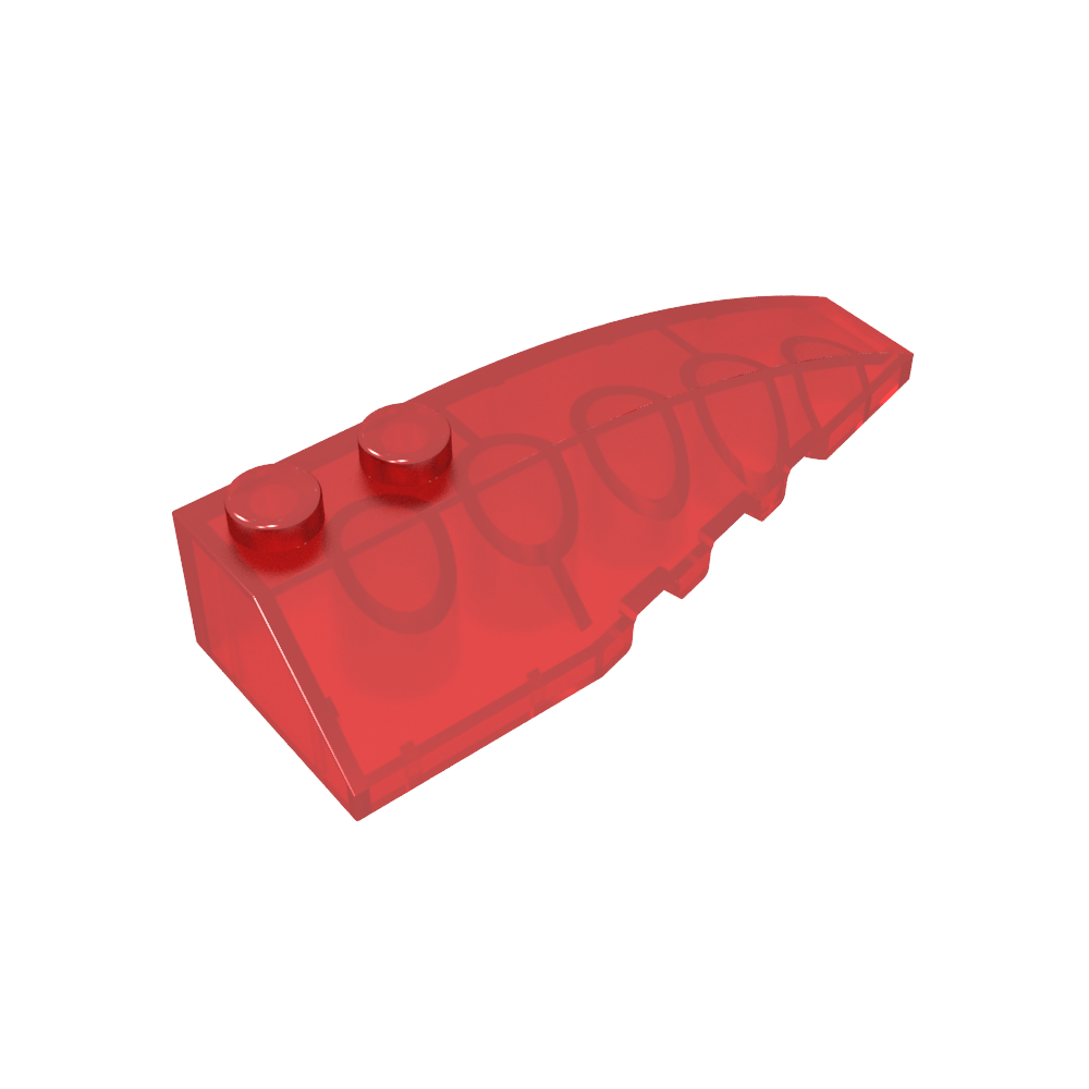 Coin incurvé 6 x 2 Droite-MyGobricksFr
