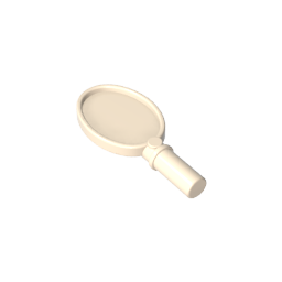 Miroir à main avec cœur au verso [Accessoire pour cheveux]-MyGobricksFr