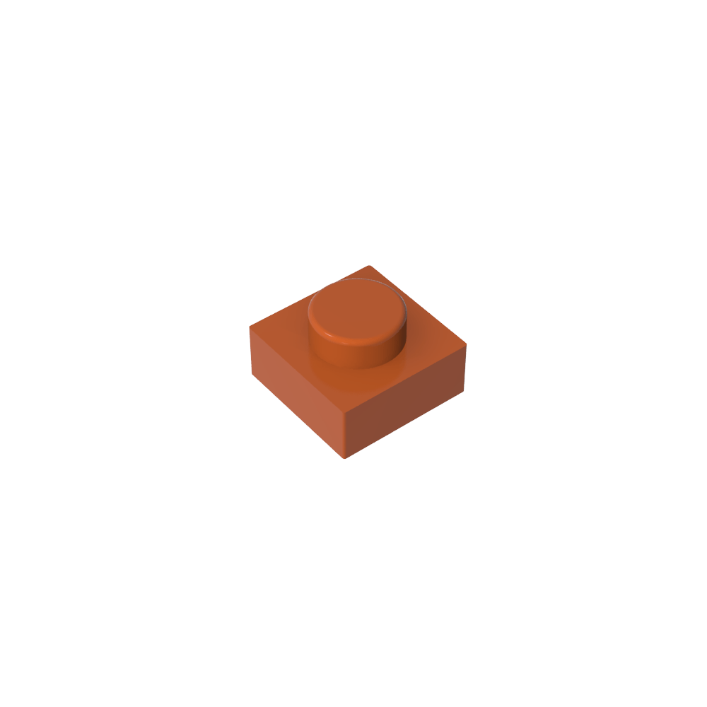Plaque 1 x 1-MyGobricksFr