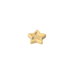 Étoile avec épingle, accessoire de coiffure-MyGobricksFr