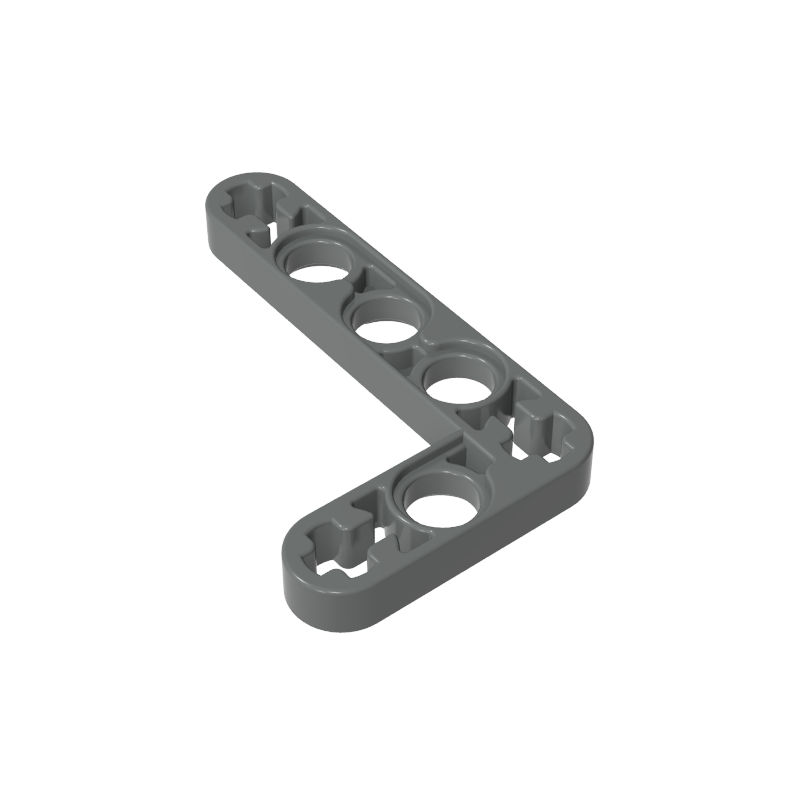 3x5L type thin curved arm with shaft hole