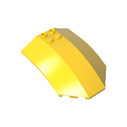 Pare-brise 8 x 6 x 2 courbé-MyGobricksFr
