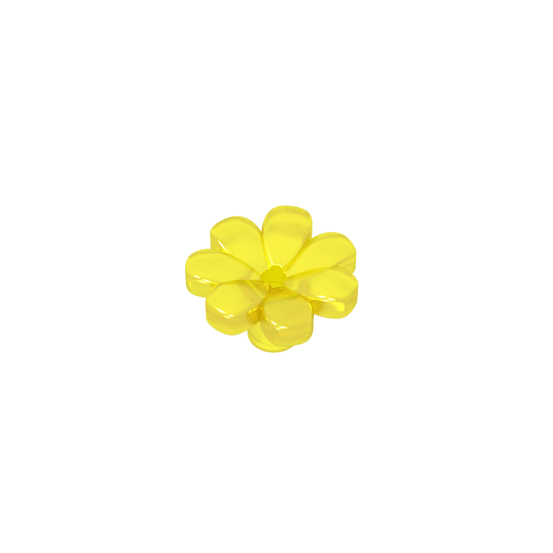 Accessoire pour plante, fleur ou figurine, avec 7 pétales épais et une épingle.-MyGobricksFr