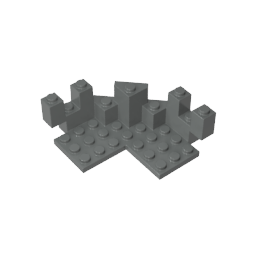 Balcon 1X4 7X7X2 1/3-MyGobricksFr