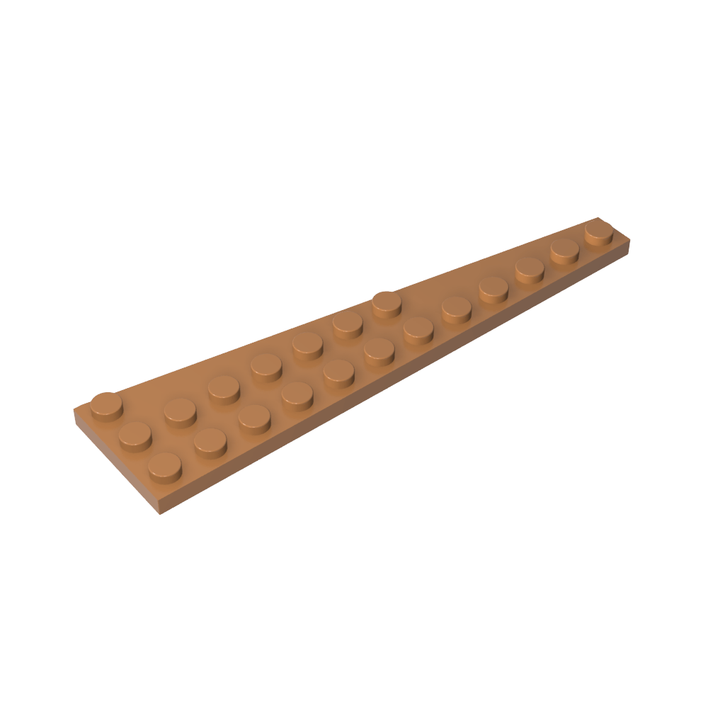Plaque en coin 12 x 3 droite-MyGobricksFr