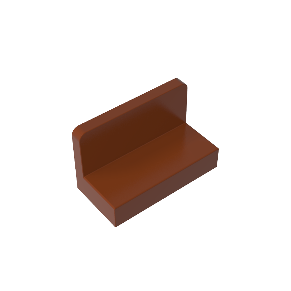Panneau 1 x 2 x 1 [Coins carrés]-MyGobricksFr