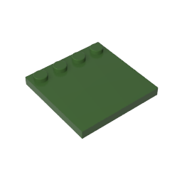 Plaques spéciales 4 x 4 avec goujons sur un bord [Lisse]-MyGobricksFr