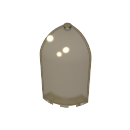 Panneau d'angle convexe 3 x 3 x 6 avec partie supérieure incurvée-MyGobricksFr