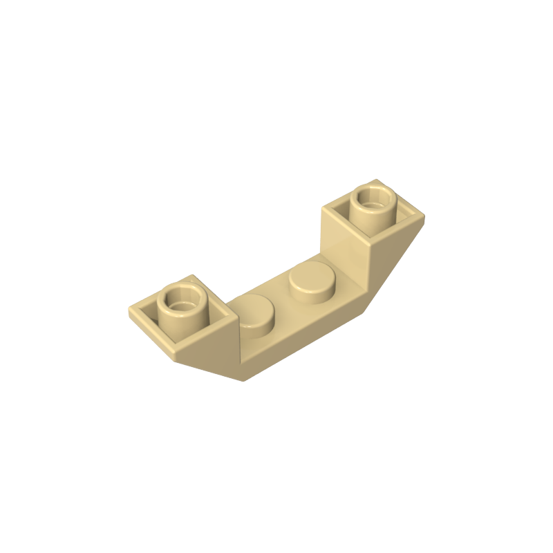 Brique inversée inclinée 1x4