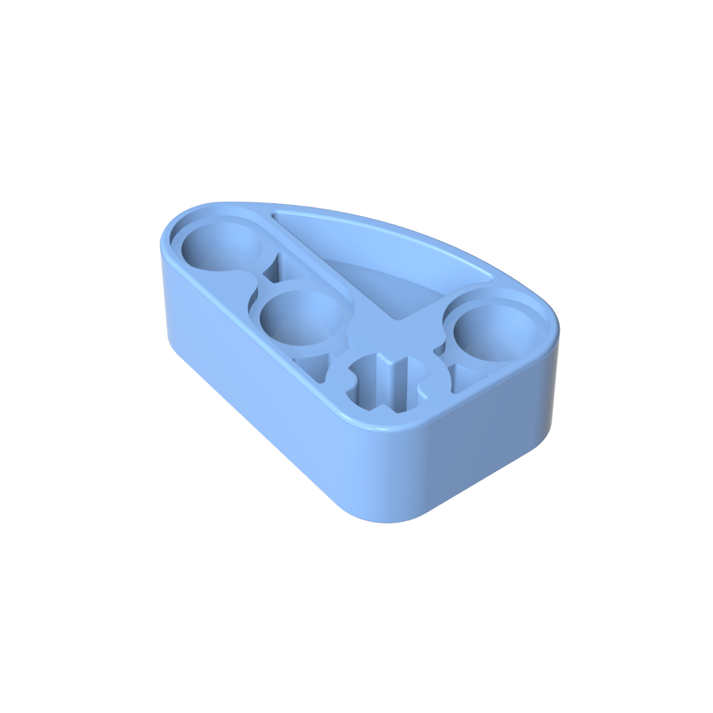 Poutre Technic 2 x 3 en forme de L avec quart d'ellipse épaisse-MyGobricksFr