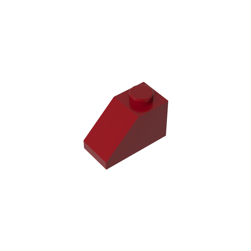 Pente 45° 2 x 1 avec goupille inférieure-MyGobricksFr