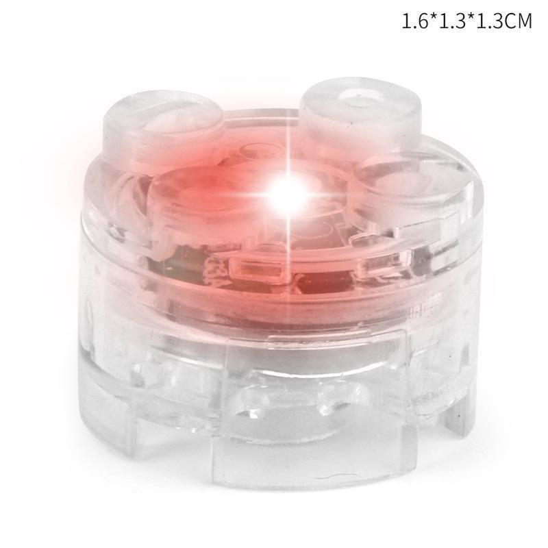 Accessoires de construction à induction magnétique, pièces lumineuses colorées à monter soi-même pour des scènes de rue urbaines, petits jouets décoratifs à LED pour la construction