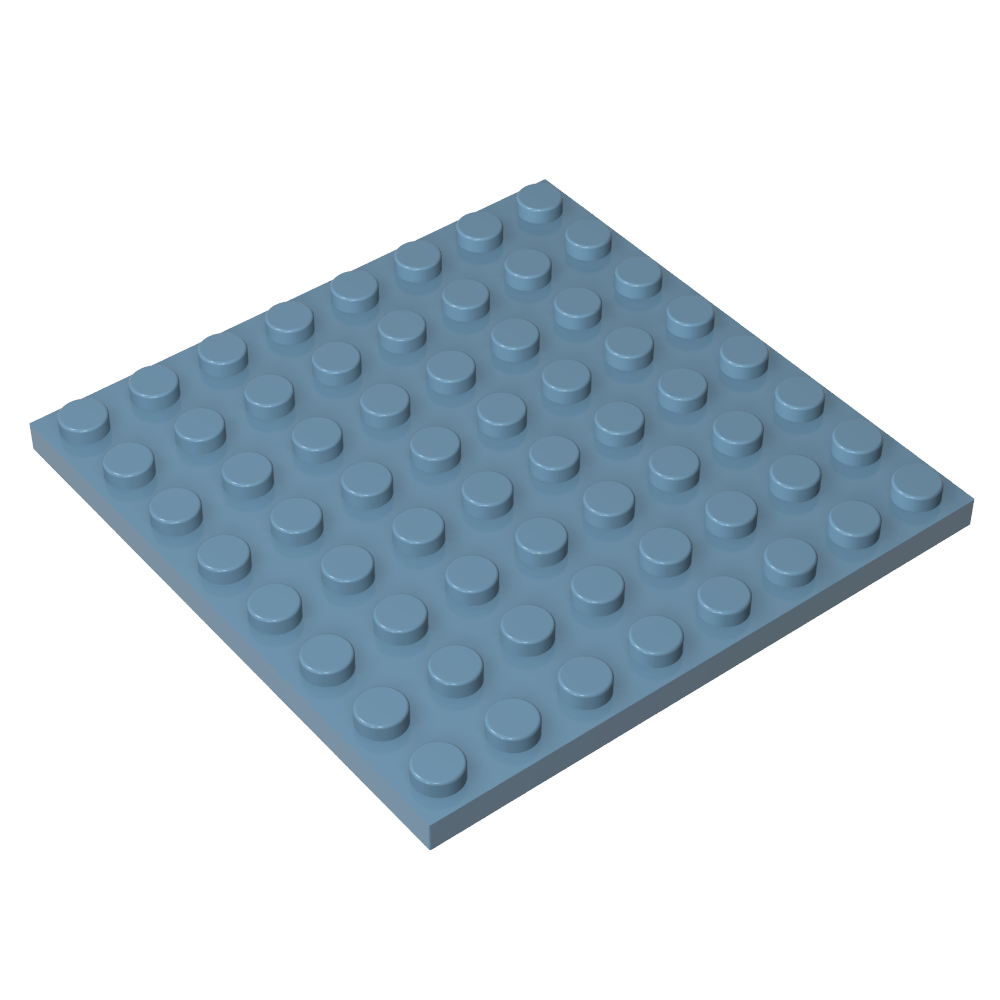 Assiette 8 x 8-MyGobricksFr