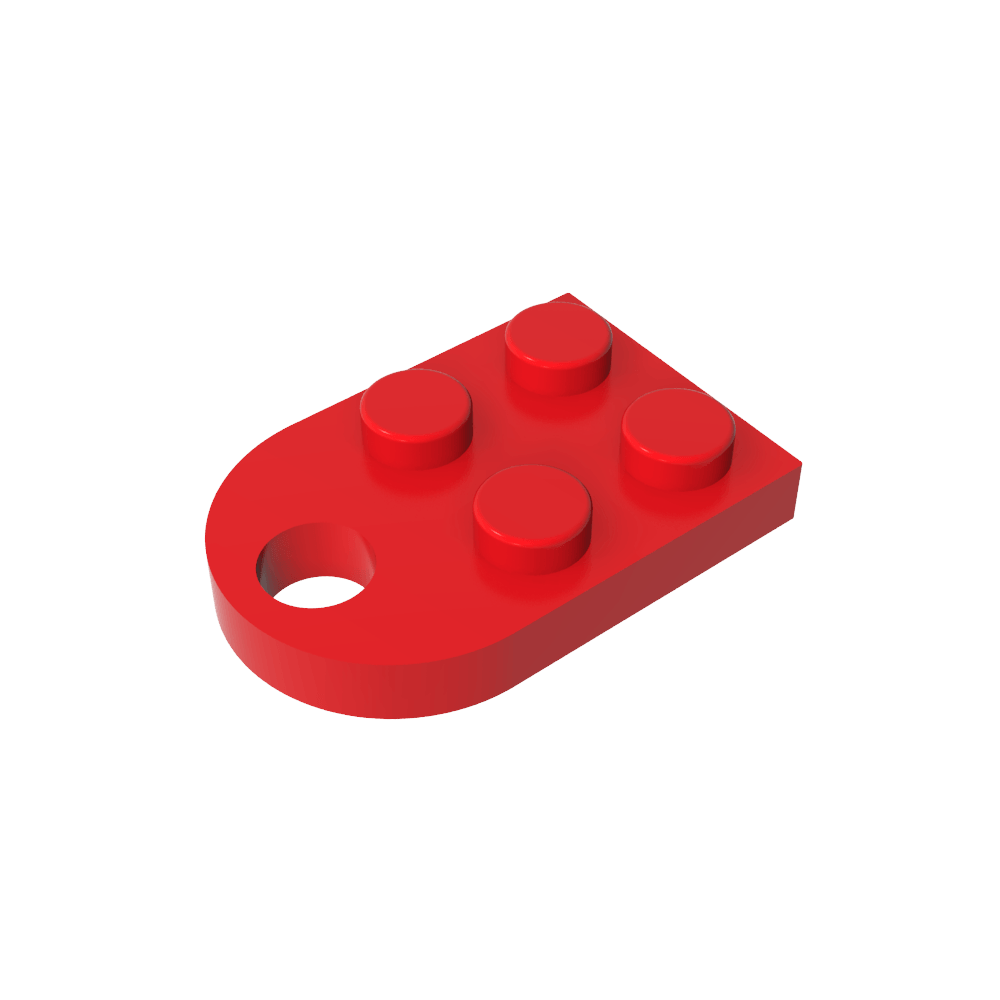 assiette Spécial 3 x 2 avec trou-MyGobricksFr