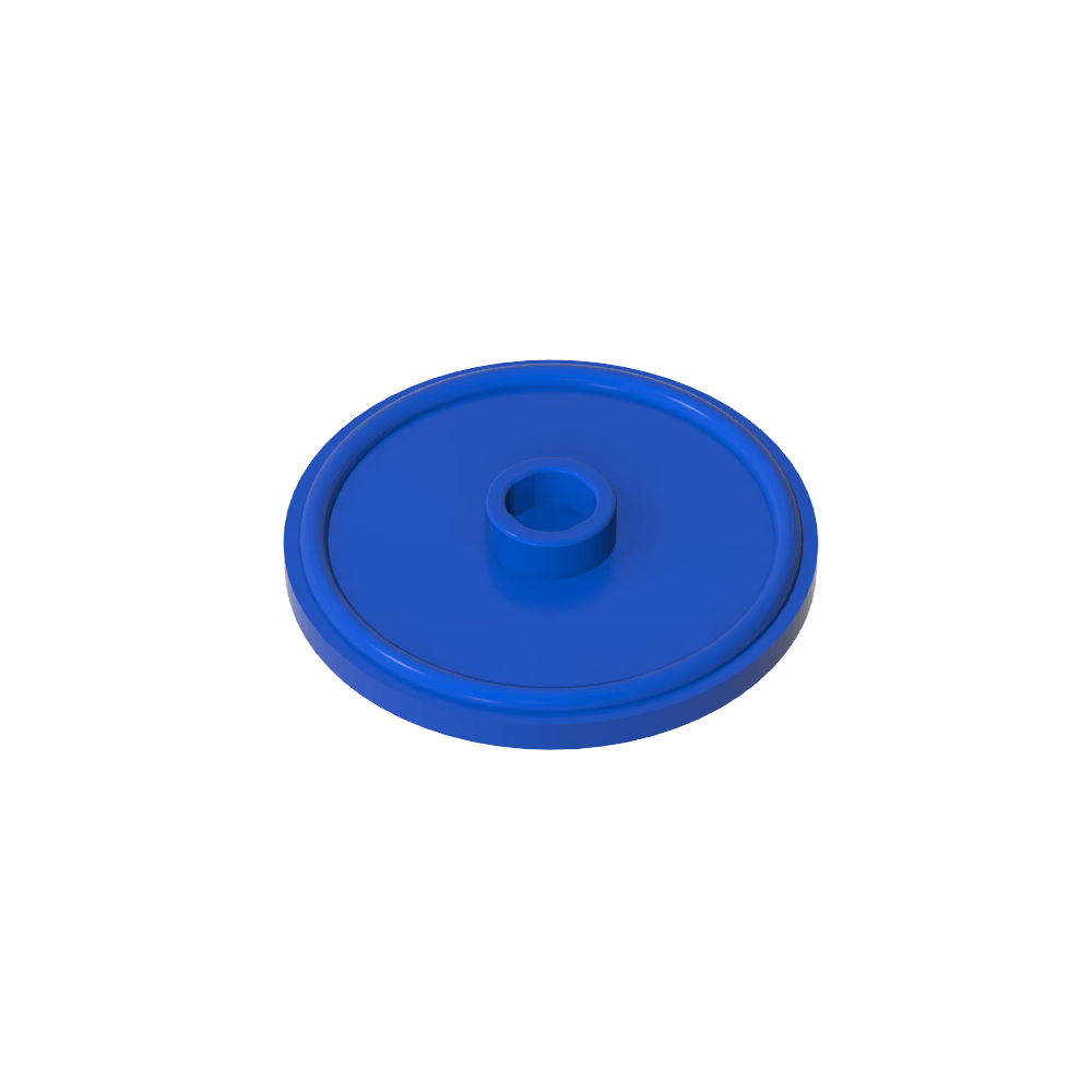 Bouclier rond à clou et bord surélevé [uni]-MyGobricksFr