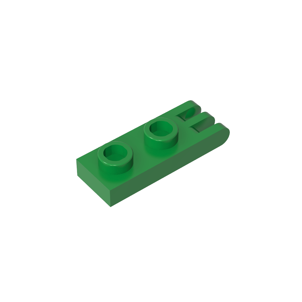 Plaque de charnière 1 x 2 avec 3 doigts et goujons creux-MyGobricksFr