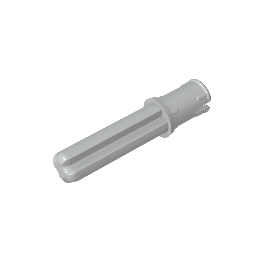 Axe Technic 3L avec rainures de friction longitudinales et axe 2L-MyGobricksFr