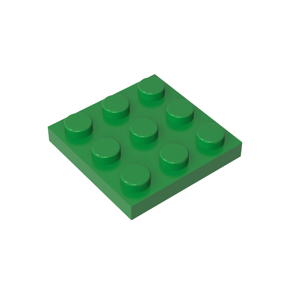 Assiette 3 x 3-MyGobricksFr